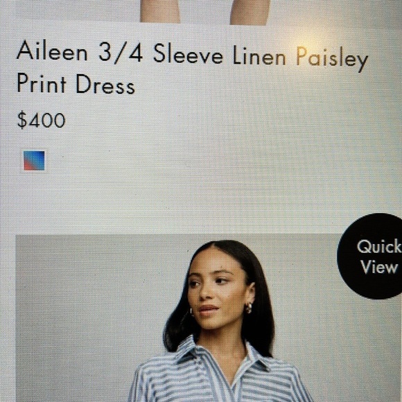 Hinson Wu Aileen Short Sleeve soft combo shirt dress New with Tag Sz Large - Picture 12 of 12